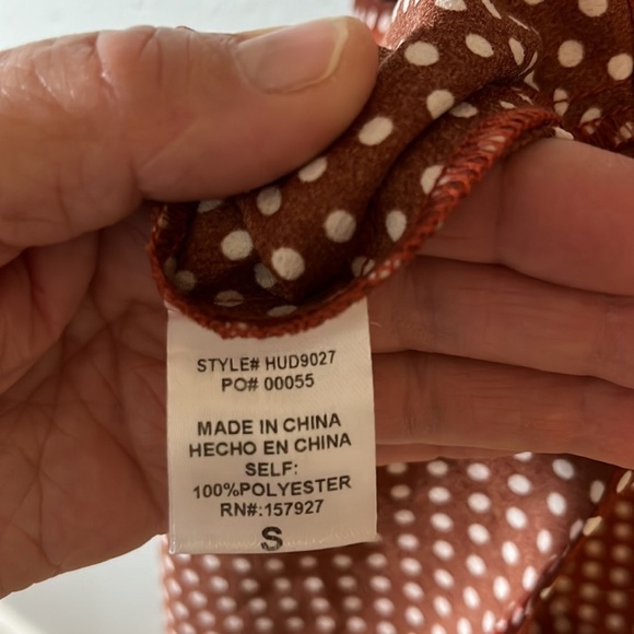 Hyped Unicorn polka dot backless dress. Size Small - Picture 7 of 8